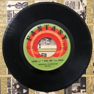 Creedence Clearwater Revival Long As I Can See The Light Vinyl 45 Record '70